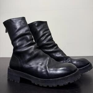 NID DE GUÊPES – Hand-Stitched Goodyear Back-Zip Leather Boots